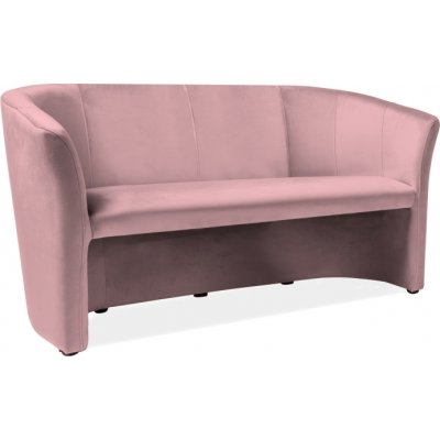 Charity 3-seters sofa - Rosa