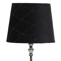 Velvet Diamond lampeskjerm 20 cm - Sort Velvet Diamond lampeskjerm 20 cm - Sort