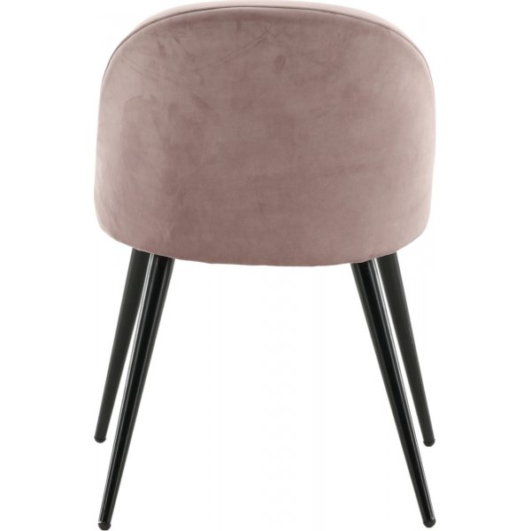 Alice spisestol - Rosa/svart