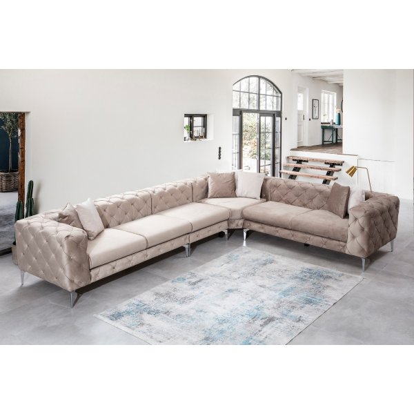 Como hj�rnesofa - Beige