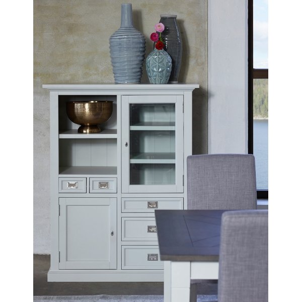 Marstrand vitrineskap / highboard - Lysegr�