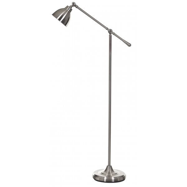 Koft gulvlampe - Brstet Stl