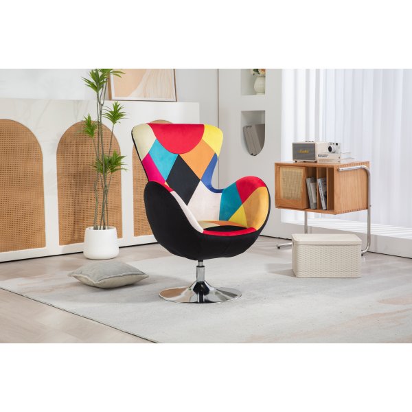 Lucille lenestol - Multi/krom