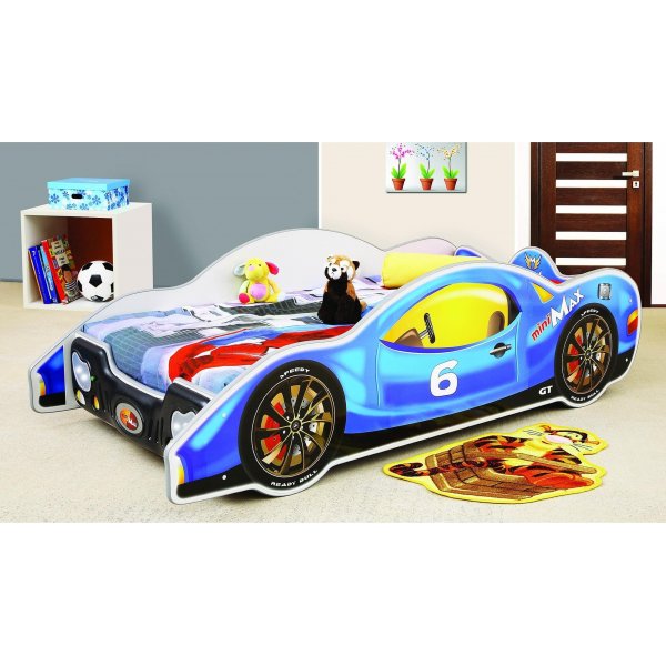 Louie racerbil barnseng - Valgfri farge og størrelse! Louie racerbil barnseng - Valgfri farge og størrelse!