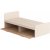 Newra enkeltseng 190 x 90 cm - Furu/beige