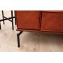 Siesta Capitone 3-seters sofa - Oransje