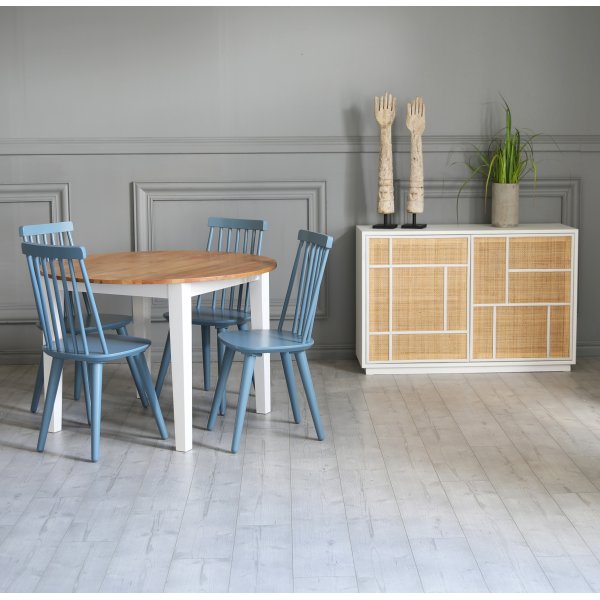 Bl pinnestol (bl RAL5007) + Flekkfjerner for mbler