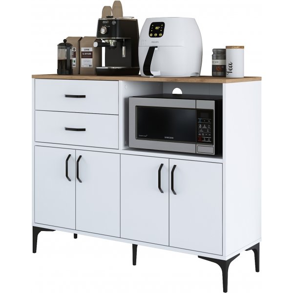 Jericho kjøkkenskap 166 - Hvit/valnøtt Jericho kjøkkenskap 166 - Hvit/valnøtt