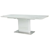 Spisebord Esmeralda 160-210 cm - Hvit