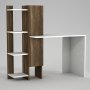 Gina skrivebord - Hvit/valntt