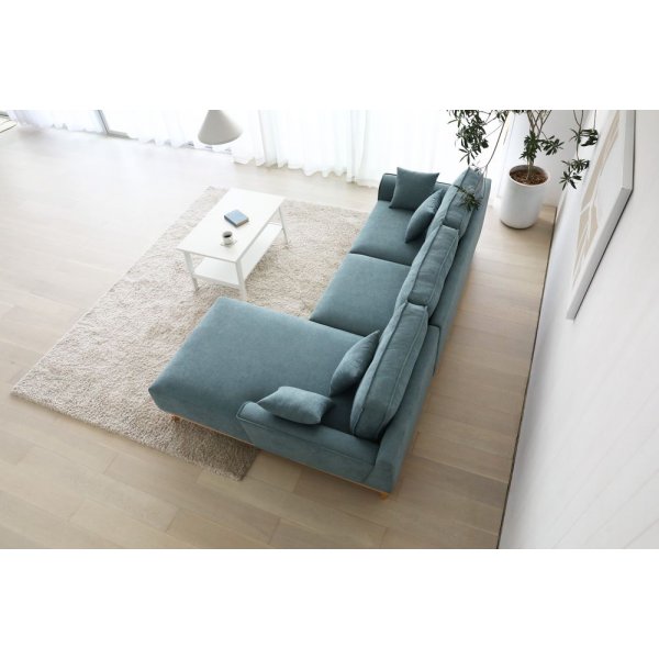 Classic divansofa - Lyseblå Classic divansofa - Lyseblå