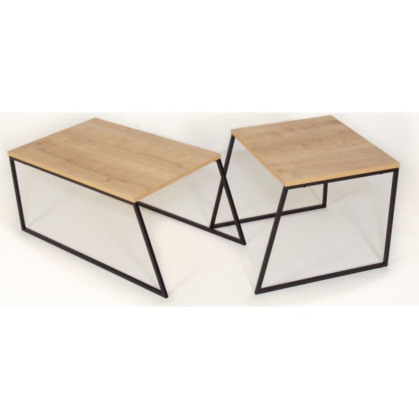 Pal salongbord - Eik/svart