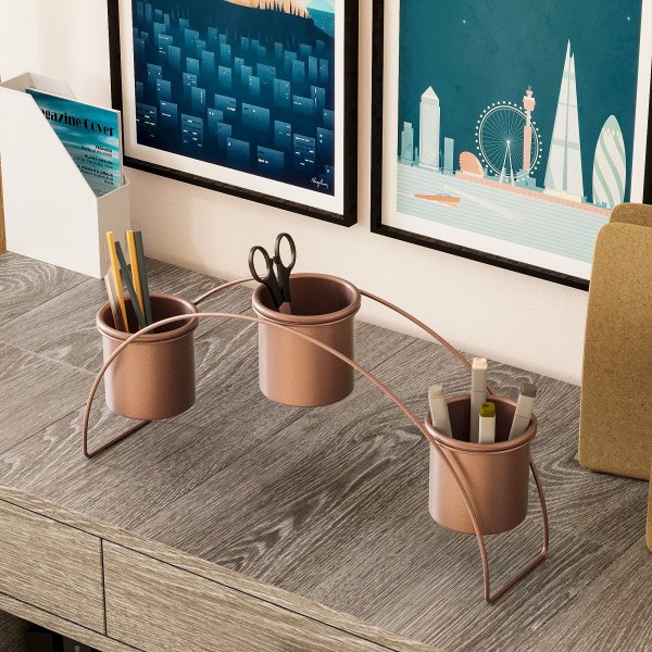 Platon 12 oppbevaringspotter - Kobber Platon 12 oppbevaringspotter - Kobber