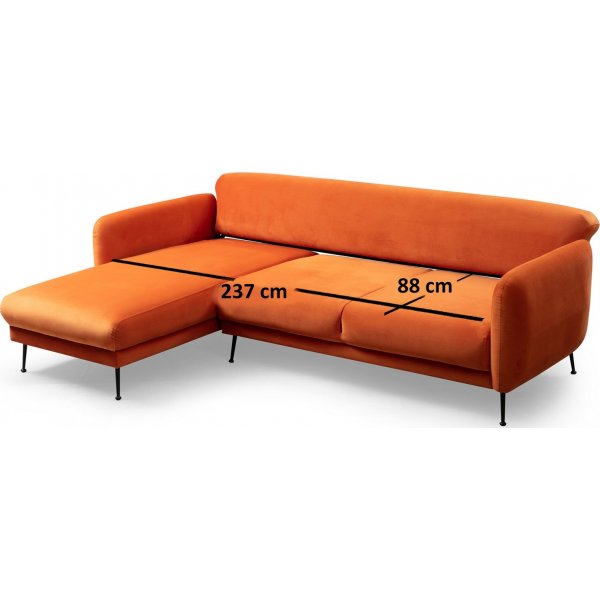 Sevilla divansofa - Oransje Sevilla divansofa - Oransje