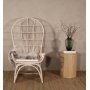 Mandarin pfugl stol - Whitewash