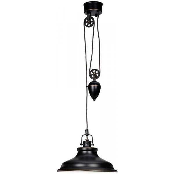 New Haven taklampe - Svart