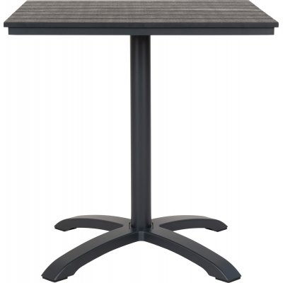 Chicago spisebord 70 x 70 cm - Gr/svart