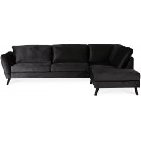 Country sofa med åpen ende høyre - Antrasittgrå (fløyel) Country sofa med åpen ende høyre - Antrasittgrå (fløyel)