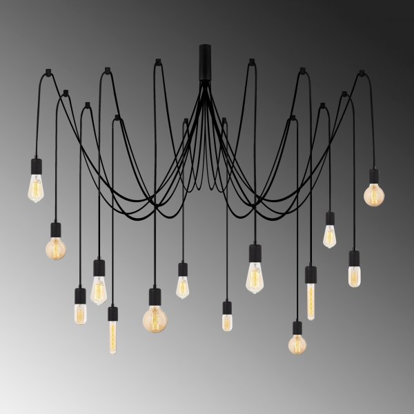 Kaluv taklampe 931 - Sort