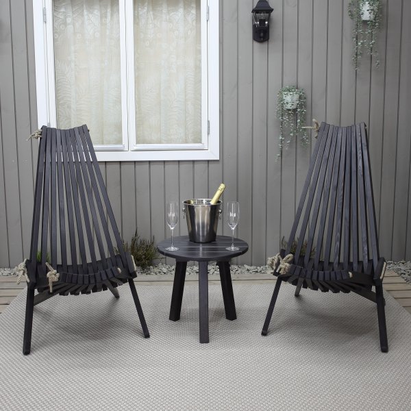 Calcutta stol - Svart