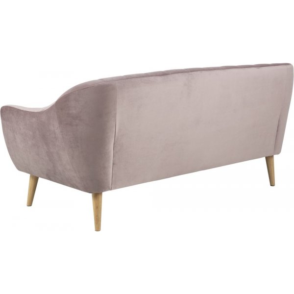 Doria sofa 3-seters sofa - Rosa