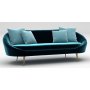 Matilda 3-seters sofa - Petroleumsbl