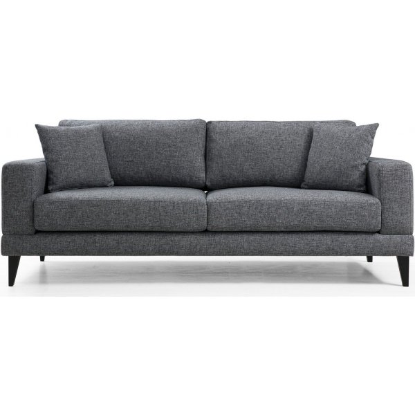 Lido 3-seters sofa - Mørkegrå Lido 3-seters sofa - Mørkegrå