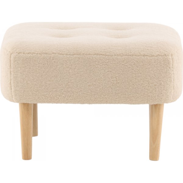 Salina puff - Hvit fleece