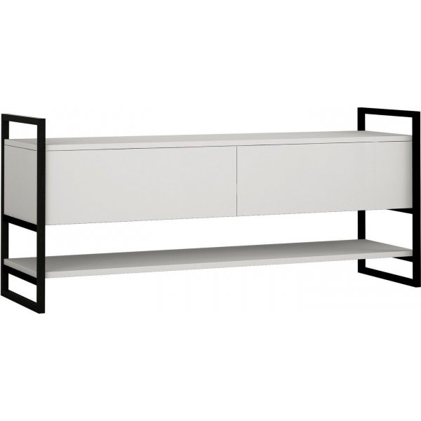 Metola mediebenk - Hvit