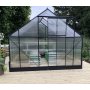 Drivhus Walk-in - 7,8 m - svart +