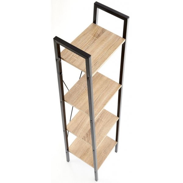 Perlie bokhylle- Sonoma eik/svart Perlie bokhylle- Sonoma eik/svart