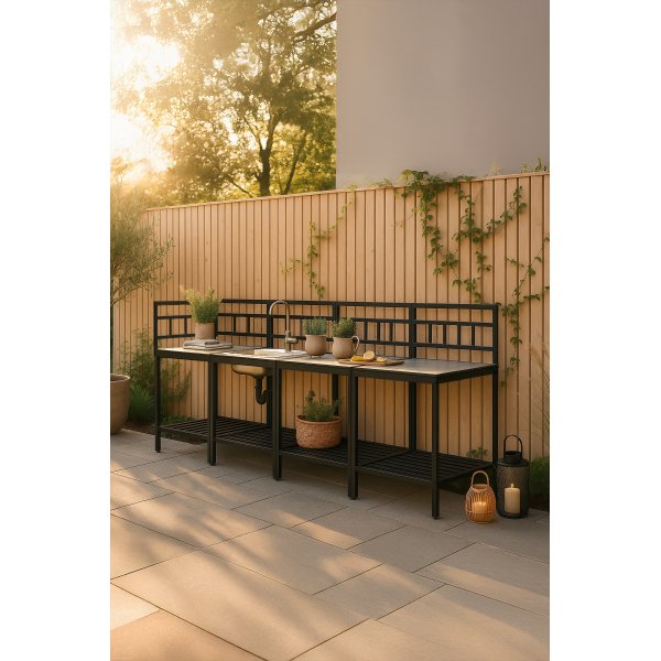 Utekjøkken komplett svart - Alicante Utekjøkken komplett svart - Alicante