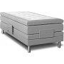 Cloud justerbar seng 7-sone (Lysegr Rocco570) - Valgfri bredde