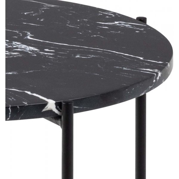 Avila sidebord Ø42 cm - Sort Avila sidebord Ø42 cm - Sort