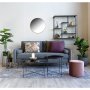 Imola 2,5-seters sofa - Gr/svart