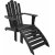 Newport Deck Chair - Svart