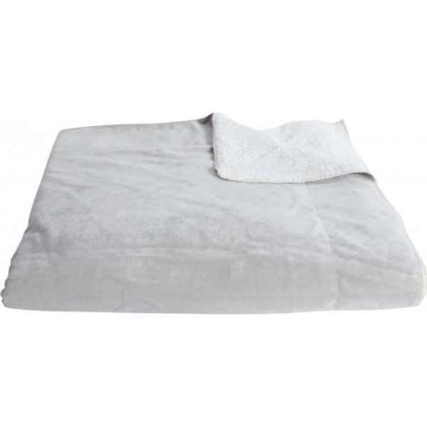 Stjernsund pledd 150 x 120 cm - Lys gr