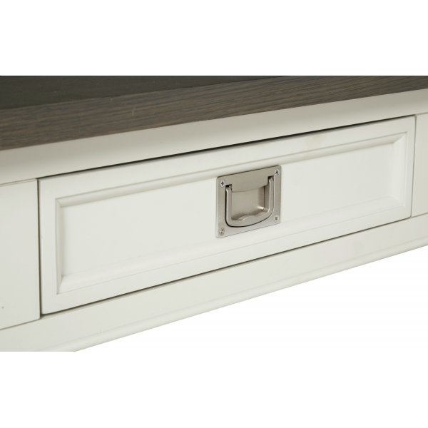 Marstrand avlastningsbord med 2 skuffer - Røykbeiset lakkert eikefinèr Marstrand avlastningsbord med 2 skuffer - Røykbeiset lakkert eikefinèr