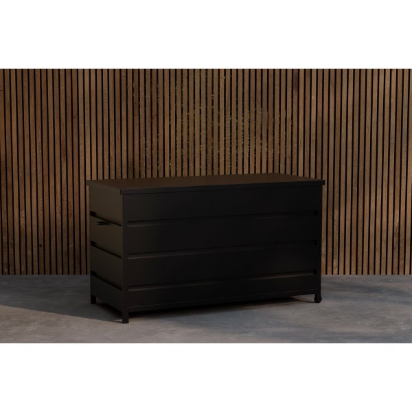 Puteboks Nisis 130 cm - svart aluminium Puteboks Nisis 130 cm - svart aluminium