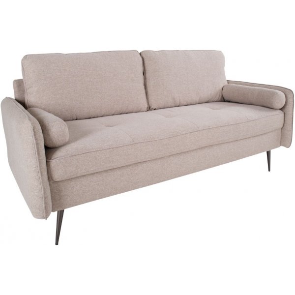 Imola 2,5-seters sofa - Beige/Svart
