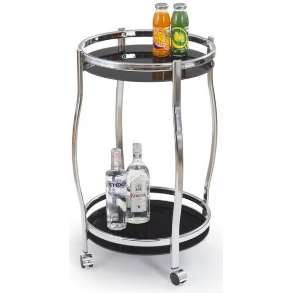 Butler 8 - Drink & rullebord (krom) + Møbelføtter Butler 8 - Drink & rullebord (krom) + Møbelføtter