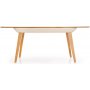 Wilbur spisebord uttrekkbart - Beige/honning eik
