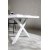 Garcia spisebord 200 x 100 cm - Lys gr/hvit