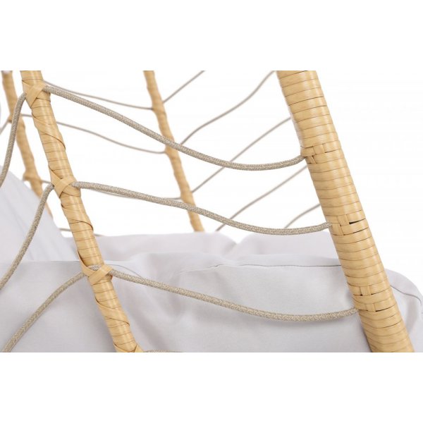 Hengestol Lugo - Svart/beige Hengestol Lugo - Svart/beige