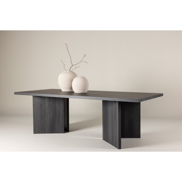 Bassholmen spisebord 240 x 100 cm - Sort