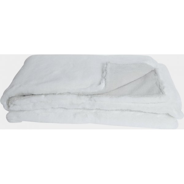 Softy pledd 130 x 170 cm - Hvit Softy pledd 130 x 170 cm - Hvit