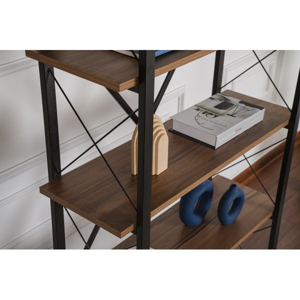 Elysian bokhylle - Valntt/svart