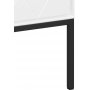 Slimline nattbord harlekin - Hvit/svart
