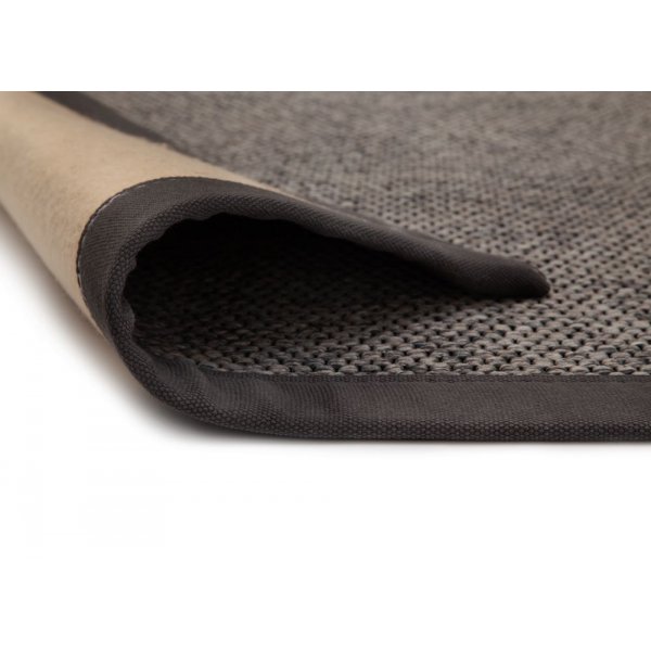 Flatvevd teppe Winston - Mørkgrå Flatvevd teppe Winston - Mørkgrå