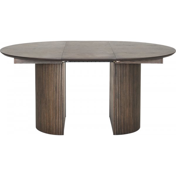 Scarlett spisebord 120-165x120 cm - Brunlakkert eik